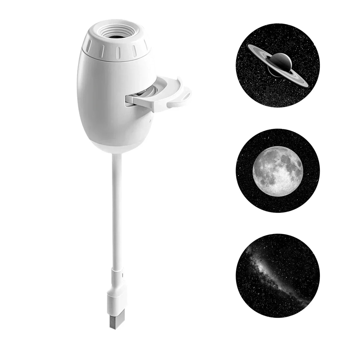 π‘π2-in-1 Galaxy Star Projector USB Night Light for Indoor Decor
