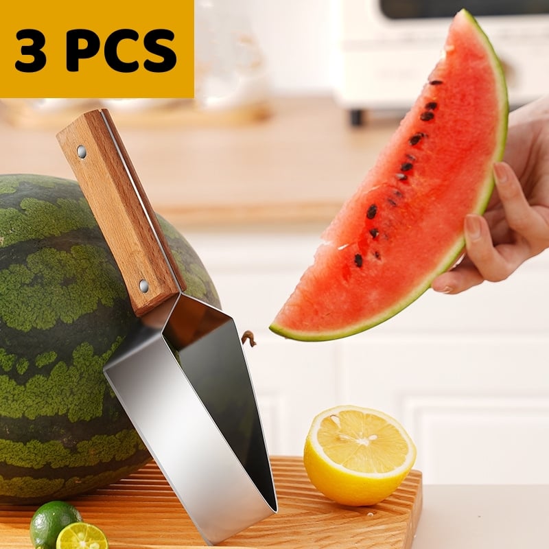 π₯³2026 HOT SALEπ₯³π50K+ SOLD!ππ 50% OFF! Watermelon Slicer β No knife needed, no slipping. Triangle stainless steel blade cuts cleanly & safely. Perfect for arthritic hands. A kitchen blessing for seniors. β¨π§βπ¦³
