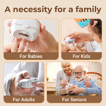 3 in 1 Automatic Electric Nail Clipper with Polishing【Safe and convenient】