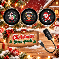 1 projection light + 3 Christmas slides