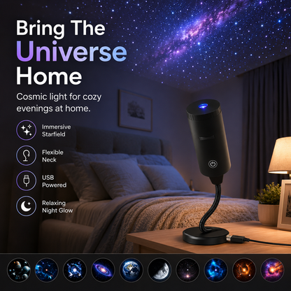 Galaxy Star Projector Light ✨ Create Your Own Cosmic Universe at Home