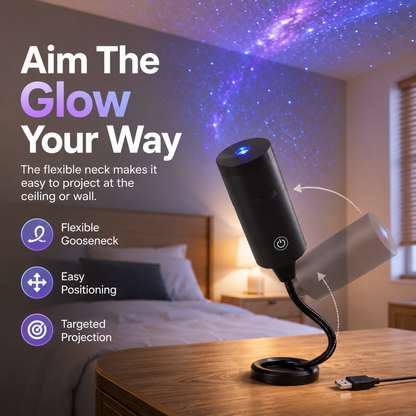 Galaxy Star Projector Light ✨ Create Your Own Cosmic Universe at Home