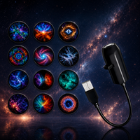 1 projector lamp + Starry sky 12 piece pack A02