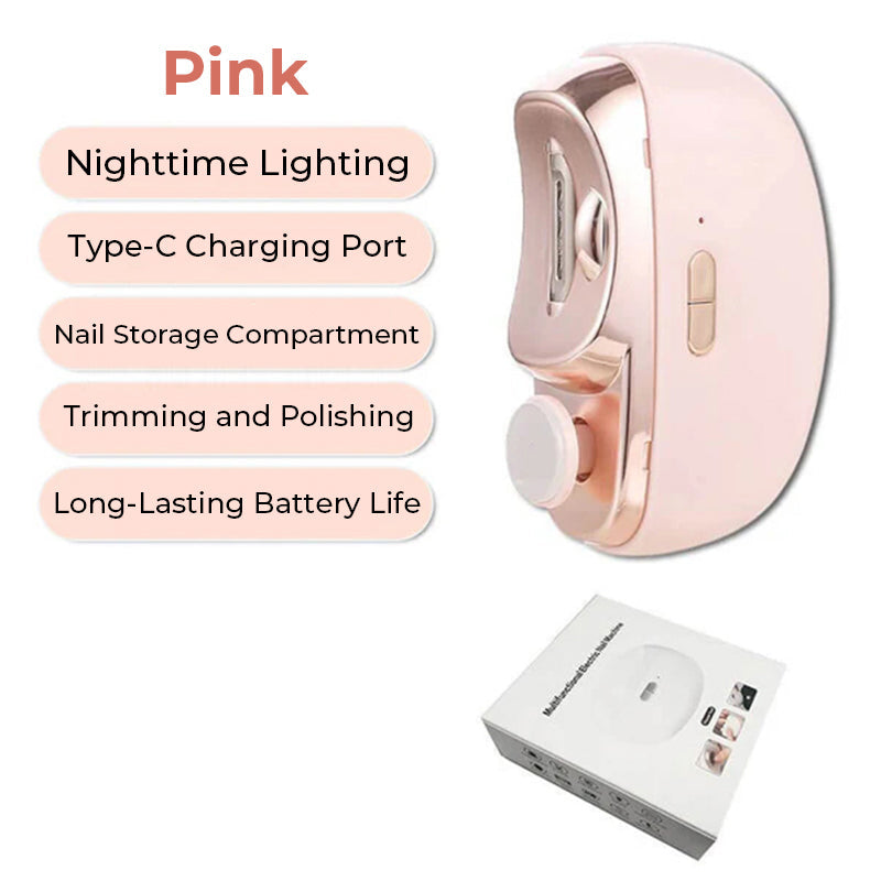 3 in 1 Automatic Electric Nail Clipper with Polishing【Safe and convenient】