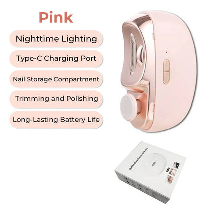 3 in 1 Automatic Electric Nail Clipper with Polishing【Safe and convenient】