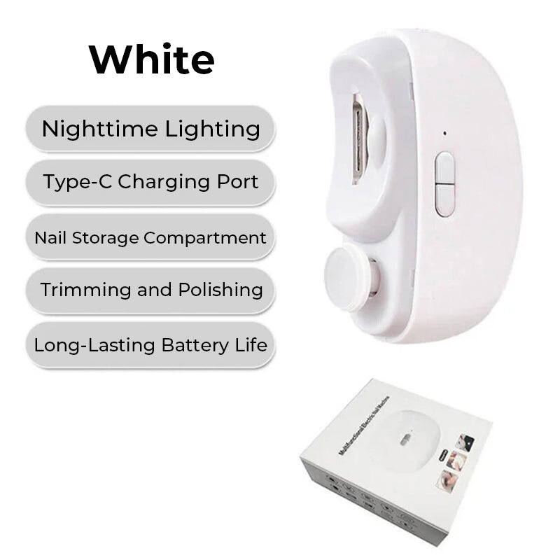 3 in 1 Automatic Electric Nail Clipper with Polishing【Safe and convenient】