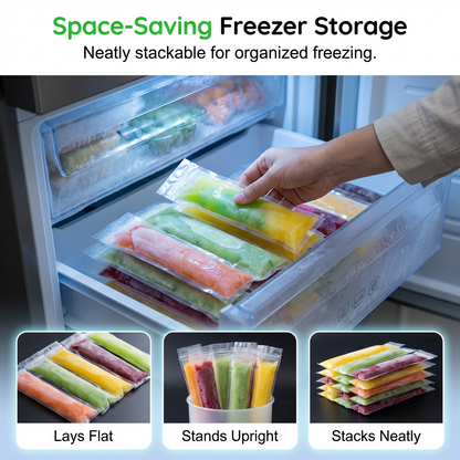 📢📢50% OFF !!!⏰Food-Grade Reusable Ice Packs – A Must-Have for Cold Summer Drinks✨
