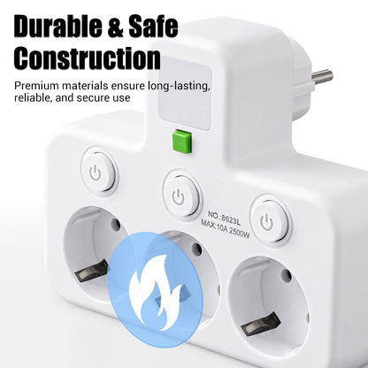 📢📢50% OFF!! ⏰Smart power strip with USB ports