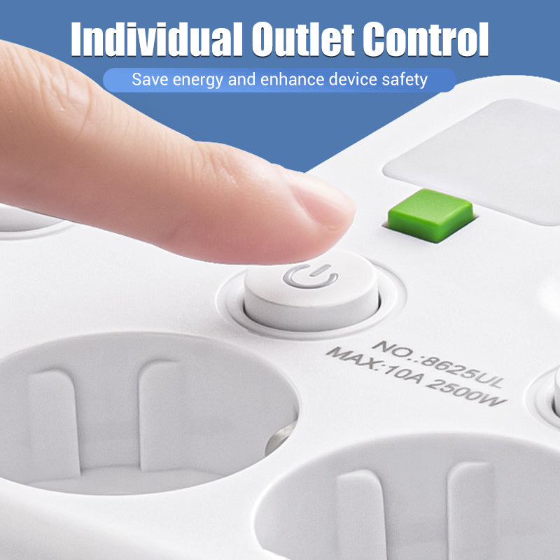 📢📢50% OFF!! ⏰Smart power strip with USB ports