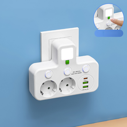 📢📢50% OFF!! ⏰Smart power strip with USB ports