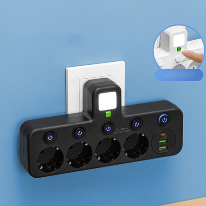 📢📢50% OFF!! ⏰Smart power strip with USB ports