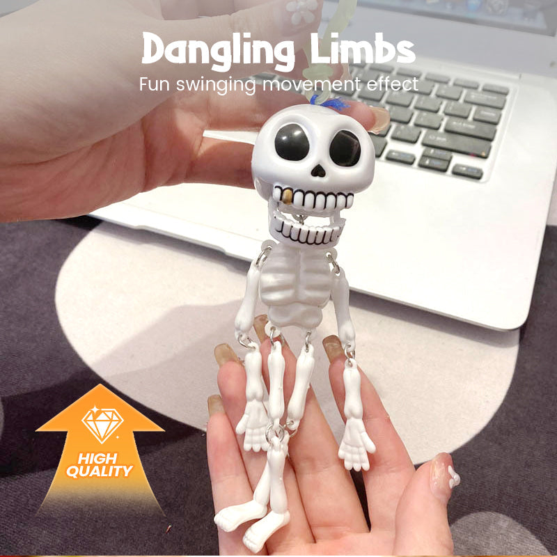 Playful & Quirky Skeleton Keychain Charm For Bag