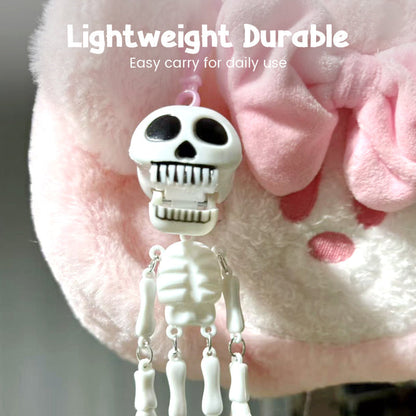 Playful & Quirky Skeleton Keychain Charm For Bag