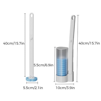 🚽 50% OFF NOW! ✨ Disposable Toilet Brush System – Hygienic, Refillable & Easy to Use 💦