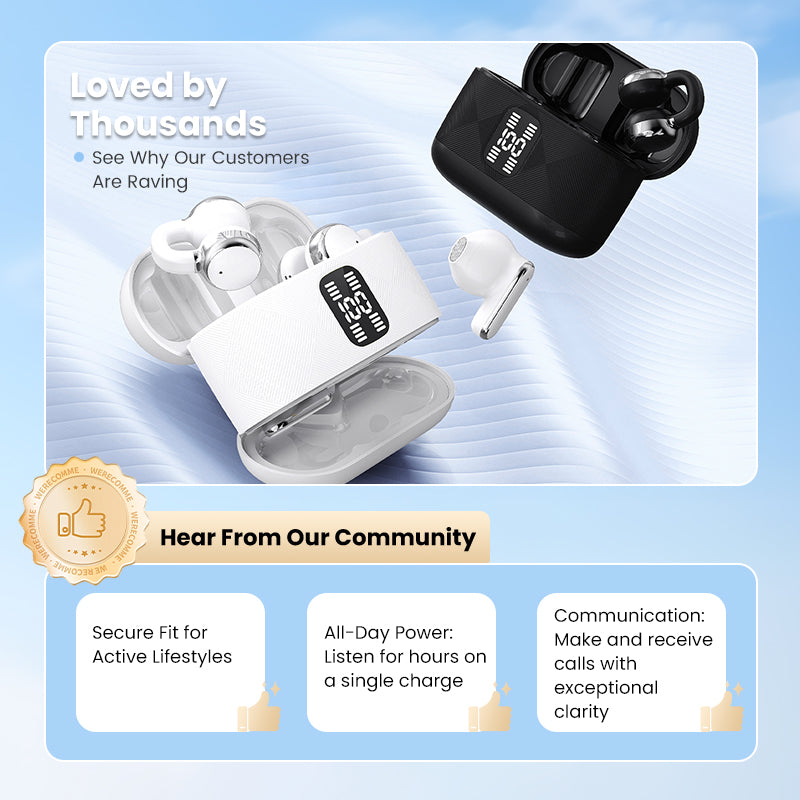 🎧🎁2-in-1 Dual-Style Wireless Earbuds