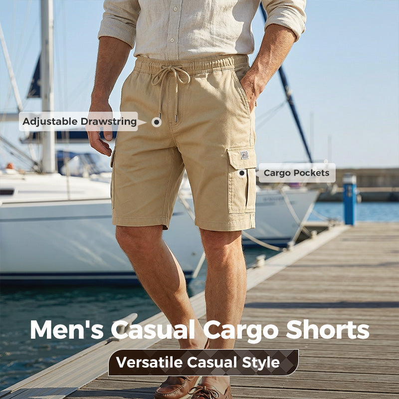 💥🩳2026 【Best Seller】🥳50% OFF💞Essential Comfort | Drawstring Cargo Shorts | Lightweight for Everyday 👖