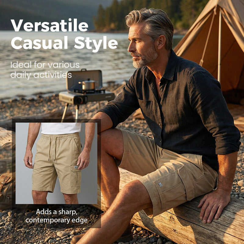 💥🩳2026 【Best Seller】🥳50% OFF💞Essential Comfort | Drawstring Cargo Shorts | Lightweight for Everyday 👖