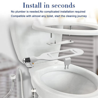Bathroom Non Electric Dual Nozzle Bidet Toilet Washer Bidet Hygienic Self Washing Bidet