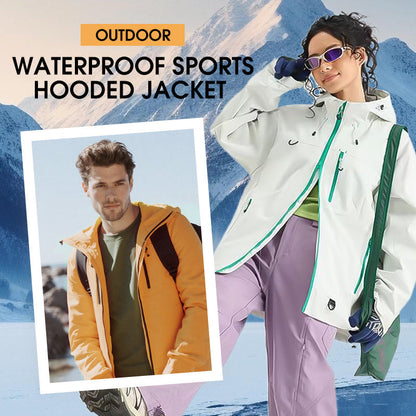 📢📢50%  OFF !! ⏰Outdoor Waterproof Sports Hooded Jacket