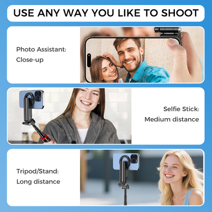 3-in-1 Magnetic Mini Selfie Stick