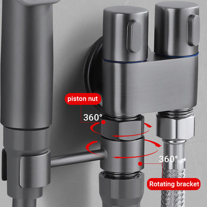 📢📢50% OFF!!⏰1-In-2-Out Dual Control Valve & Bidet Sprayer Set