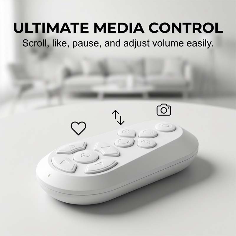 Handheld Bluetooth Remote for Short Videos