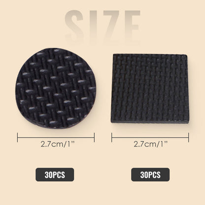 30PCS Self-Adhesive Furniture Floor Protector Pads
