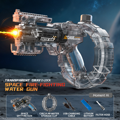 Electric High-Pressure Water Gun with Circular Clip