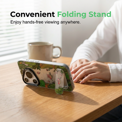 Encountering Spring Phone Case with Kickstand