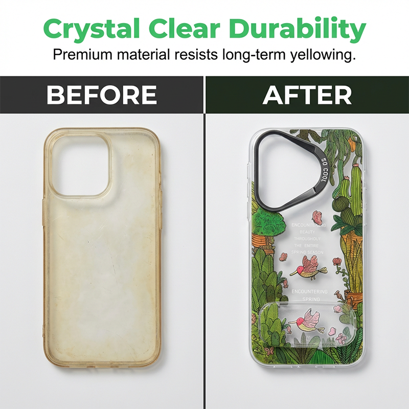 Encountering Spring Phone Case with Kickstand