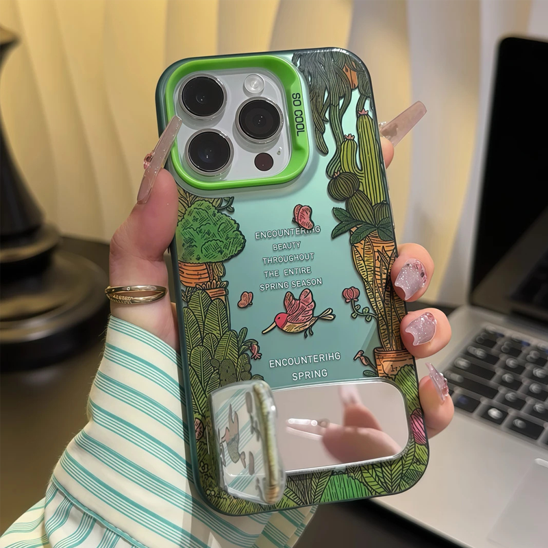 Encountering Spring Phone Case with Kickstand