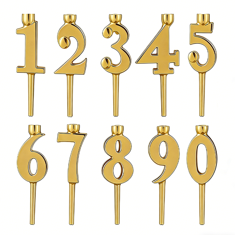 Birthday Cake Decorative Number Topper (0-9)