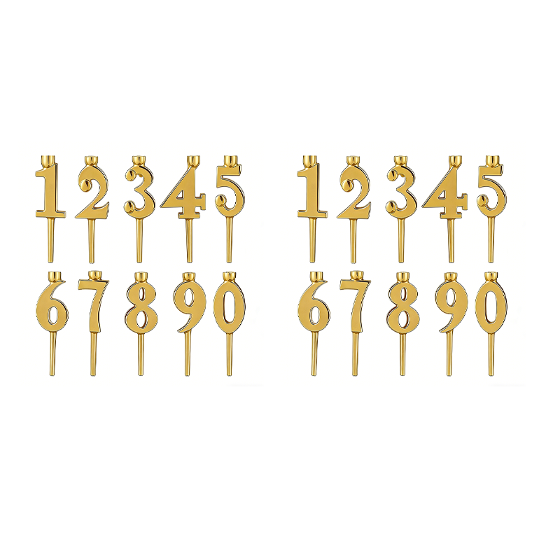 Birthday Cake Decorative Number Topper (0-9)