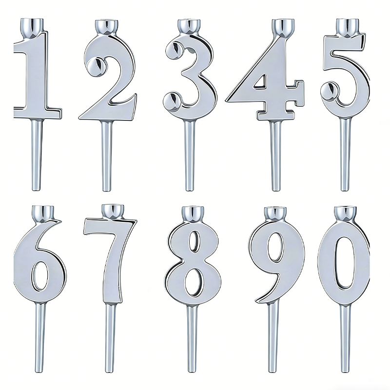 Birthday Cake Decorative Number Topper (0-9)