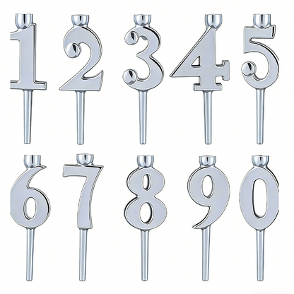 Birthday Cake Decorative Number Topper (0-9)