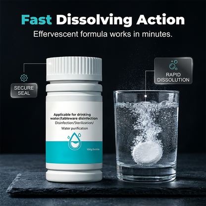 Food-Grade Chlorine Dioxide Water Purification Tablets