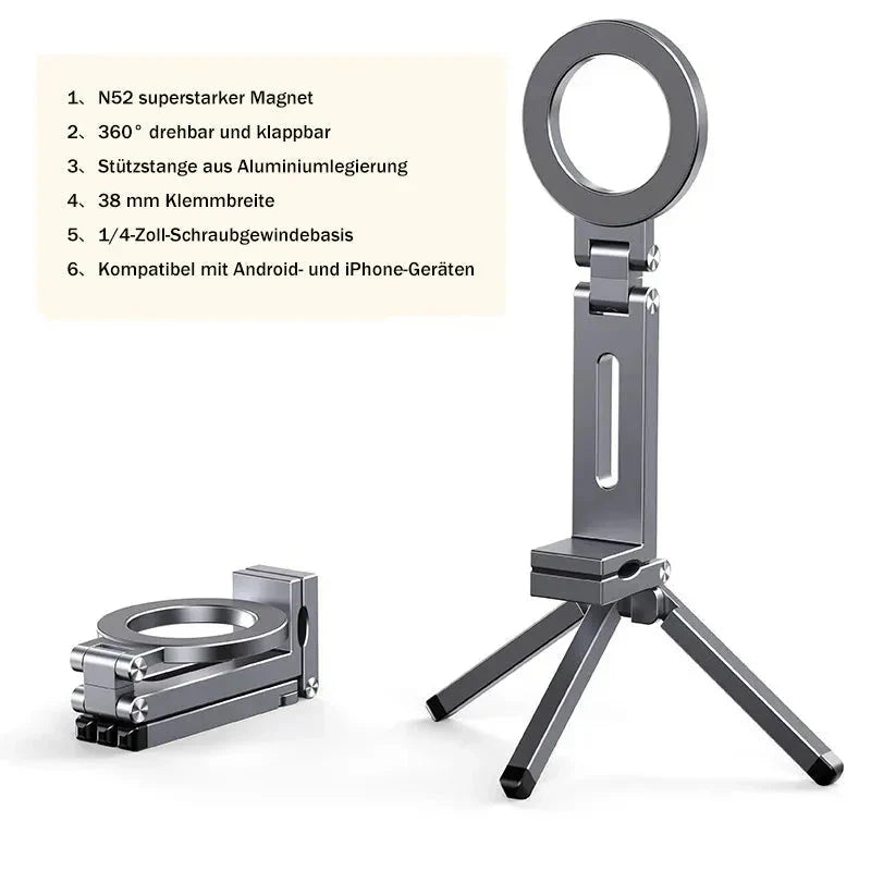 Foldable & Portable Aluminum Alloy Travel Phone Stand