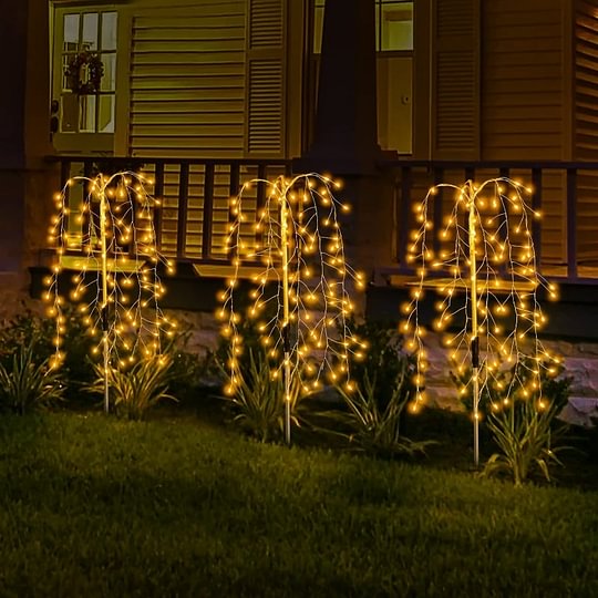 🌸🔆 Solar Powered Garden Lights – Color Changing LED, Energy Saving, No Wiring. Create a Magical Night Ambience for Your Yard or Flower Bed. 🌙🌺🪴
