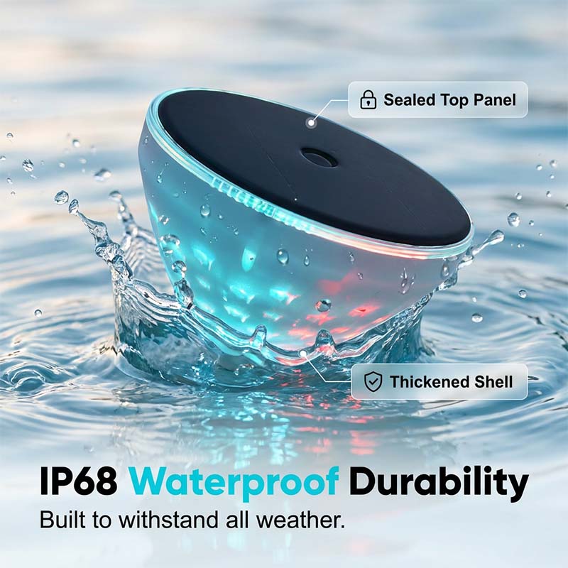🌊🌞Summer Hot Sale-50% Off!!🌟Solar Floating Pool Light with Fish Projection