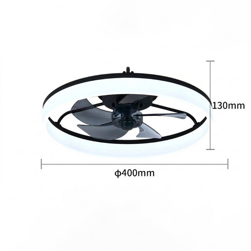 Modern Quiet Ceiling Fan with LED Light