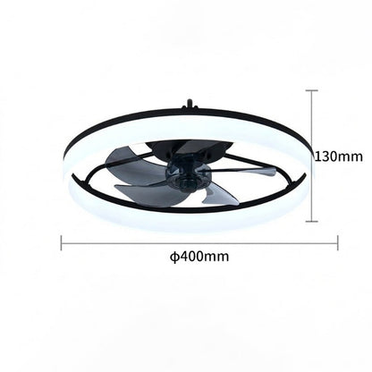 Modern Quiet Ceiling Fan with LED Light